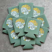 Load image into Gallery viewer, Here Comes the Son Baby Boy Shower Can Coolers