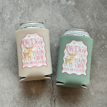 Load image into Gallery viewer, Oh Deer a Baby Girl is Almost Here Baby Girl Shower Can Coolers