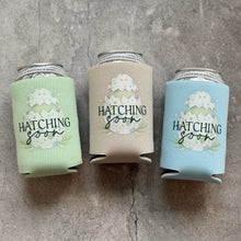Load image into Gallery viewer, Hatching Soon Baby Shower Can Coolers Hatching Egg