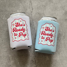 Load image into Gallery viewer, She’s Ready to Pop Baby Shower Can Coolers