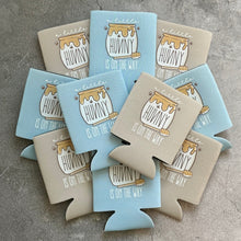 Load image into Gallery viewer, A Little Hunny is On The Way Baby Shower Can Coolers Bear Woodland Bees Honey