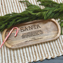Load image into Gallery viewer, Custom Santa Milk & Cookies Tray