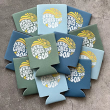 Load image into Gallery viewer, Here Comes the Son Baby Boy Shower Can Coolers