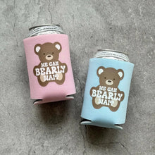 Load image into Gallery viewer, We Can Bearly Wait Baby Shower Can Coolers Teddy Bear Theme