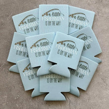 Load image into Gallery viewer, A Little Fisherman Is On the Way Baby Boy Shower Can Coolers