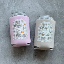 Load image into Gallery viewer, A Silly Goose is Almost Loose Baby Shower Can Coolers