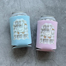 Load image into Gallery viewer, A Silly Goose is Almost Loose Baby Shower Can Coolers