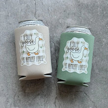 Load image into Gallery viewer, A Silly Goose is Almost Loose Baby Shower Can Coolers