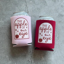 Load image into Gallery viewer, The Apple Of Our Eye Baby Girl Fall Shower Can Coolers