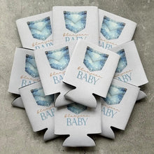 Load image into Gallery viewer, Blue Jean Baby Denim Pocket Baby Shower Can Coolers