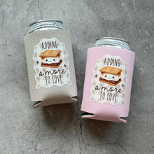 Load image into Gallery viewer, Adding S'more to Love Baby Shower Can Coolers