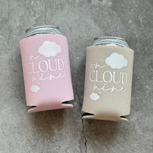 Load image into Gallery viewer, On Cloud Nine Bridal Shower Baby Shower Ninth 9th Birthday Can Coolers