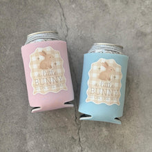 Load image into Gallery viewer, A Little Bunny is On The Way Baby Shower Can Coolers Rabbit