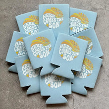 Load image into Gallery viewer, Here Comes the Son Baby Boy Shower Can Coolers