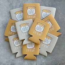 Load image into Gallery viewer, A Little Hunny is On The Way Baby Shower Can Coolers Bear Woodland Bees Honey