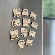 Load image into Gallery viewer, Empty Me Fill Me Laser Engraved Wooden Dishwasher Magnet