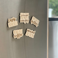 Load image into Gallery viewer, Unwind and Uncork Laser Engraved Wooden Refrigerator Magnet