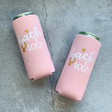 Load image into Gallery viewer, Bride & Boujee, Bach & Boujee Bachelorette Party Slim Can Coolers