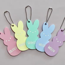 Load image into Gallery viewer, Pastel Acrylic Personalized Easter Basket Tags or Keychains