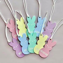 Load image into Gallery viewer, Pastel Acrylic Personalized Easter Basket Tags or Keychains