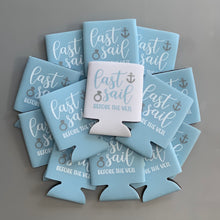 Load image into Gallery viewer, Last Sail Before the Veil Bachelorette Party Can Coolers