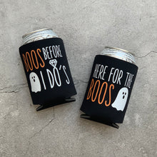 Load image into Gallery viewer, Boos Before I Dos and Here for the Boos Halloween Bachelorette Can Coolers