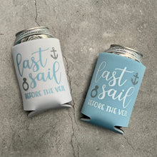 Load image into Gallery viewer, Last Sail Before the Veil Bachelorette Party Can Coolers