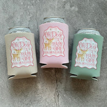 Load image into Gallery viewer, Oh Deer a Baby Girl is Almost Here Baby Girl Shower Can Coolers

