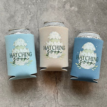 Load image into Gallery viewer, Hatching Soon Baby Shower Can Coolers Hatching Egg
