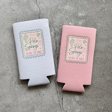 Load image into Gallery viewer, Palm Springs Before the Rings Bachelorette Slim Can Coolers
