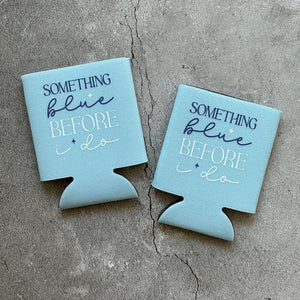 Something Blue Before I Do Bridal Shower Can Coolers