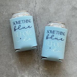 Something Blue Before I Do Bridal Shower Can Coolers