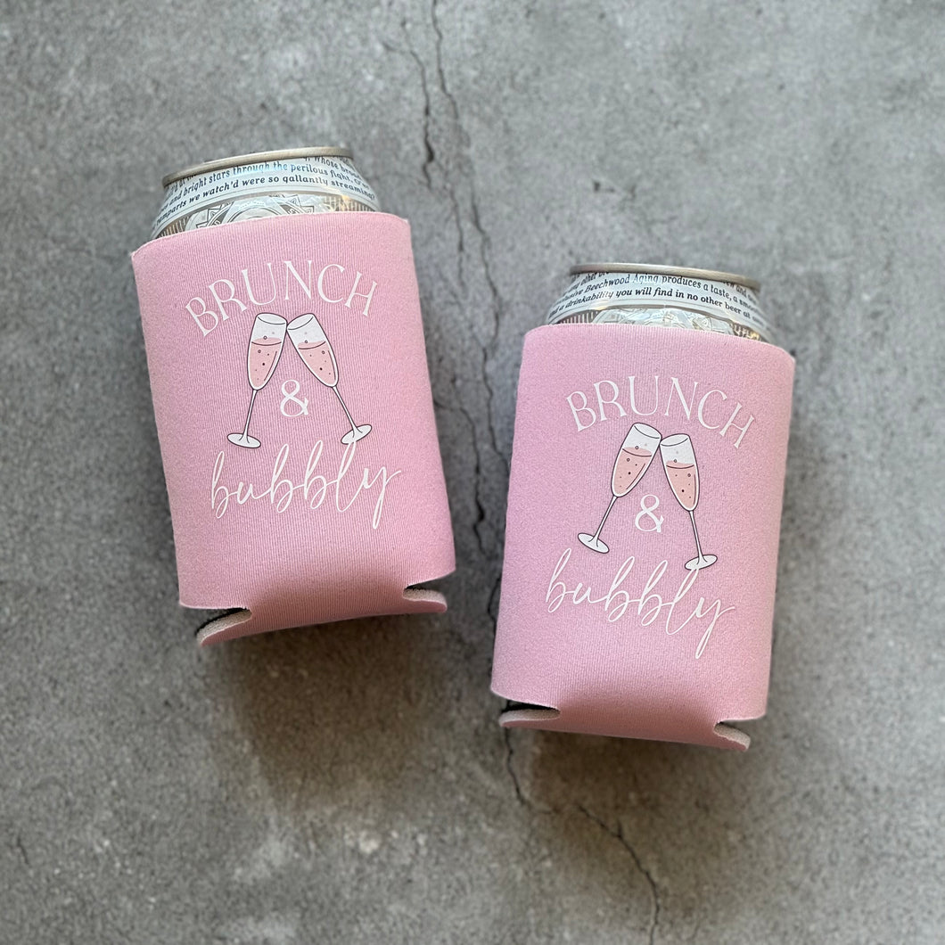 Brunch & Bubbly Bridal Shower Can Coolers