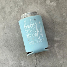 Load image into Gallery viewer, Baby It's Cold Outside Baby Shower Can Coolers Winter Christmas December January
