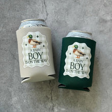 Load image into Gallery viewer, Mallard Duck A Baby Boy Is On the Way Baby Shower Can Coolers
