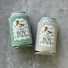 Load image into Gallery viewer, Mallard Duck A Baby Boy Is On the Way Baby Shower Can Coolers
