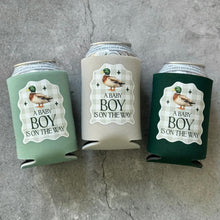 Load image into Gallery viewer, Mallard Duck A Baby Boy Is On the Way Baby Shower Can Coolers

