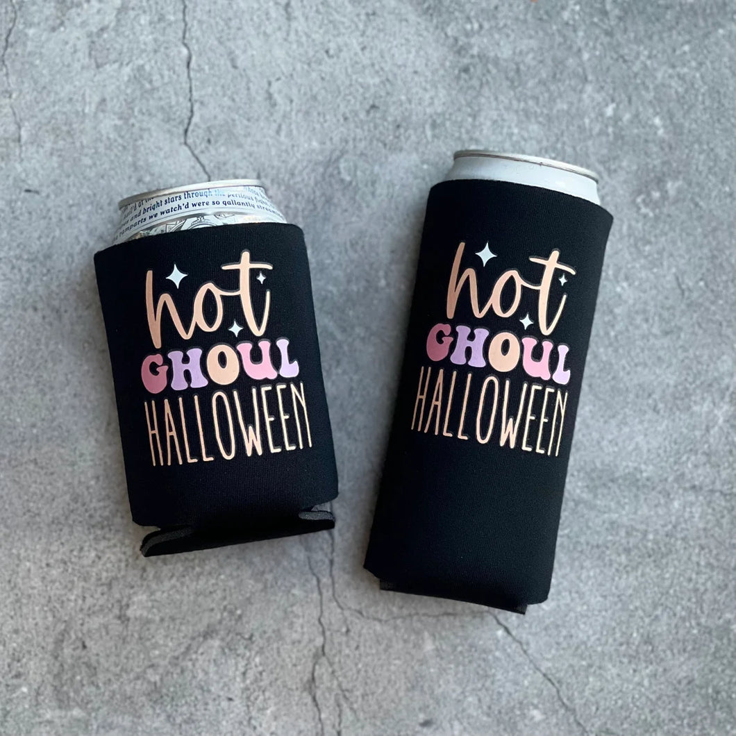 Hot Ghoul Halloween Can Cooler