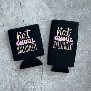 Hot Ghoul Halloween Can Cooler