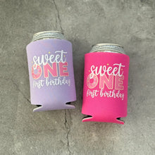 Load image into Gallery viewer, Sweet ONE First 1st Birthday Can Coolers Desserts Donuts
