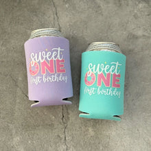 Load image into Gallery viewer, Sweet ONE First 1st Birthday Can Coolers Desserts Donuts
