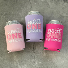 Load image into Gallery viewer, Sweet ONE First 1st Birthday Can Coolers Desserts Donuts
