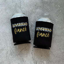 Load image into Gallery viewer, Girlfriend to Fiancée Boyfriend to Fiancé Can Coolers
