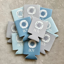 Load image into Gallery viewer, Ahoy It’s a Boy Baby Shower Can Coolers
