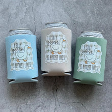 Load image into Gallery viewer, A Silly Goose is Almost Loose Baby Shower Can Coolers

