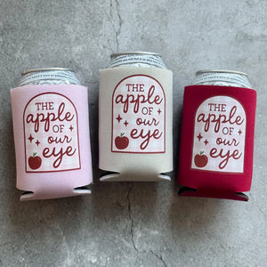 The Apple Of Our Eye Baby Girl Fall Shower Can Coolers