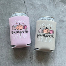 Load image into Gallery viewer, A Little Pumpkin Is On The Way Fall Baby Shower Can Coolers
