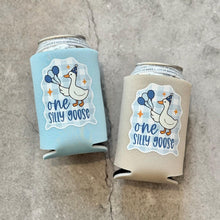 Load image into Gallery viewer, One Silly Goose Boy 1st Birthday Can Coolers
