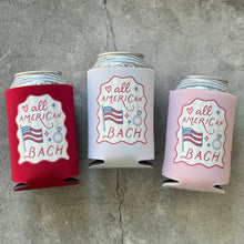 Load image into Gallery viewer, All American Bach Bachelorette Party Can Coolers 4th of July
