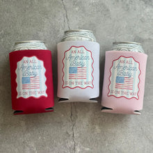 Load image into Gallery viewer, An All American Baby is On The Way Baby Shower Can Coolers USA America Patriotic
